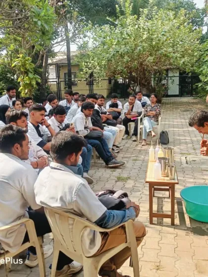 We believe in sharing authentic yogic knowledge. Here, we are conducting a live demonstration of Shuddhi Kriya for BAMS students from K. G. Mittal College, bridging the gap between ancient practices and modern scientific understanding.