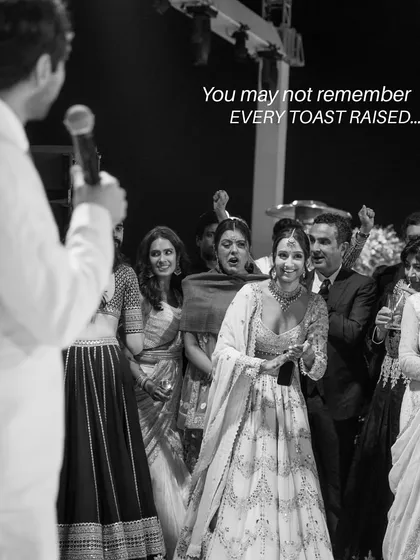 You may not remember every toast raised, but you'll remember the love and support you felt from your family and friends. We create an environment where these emotions can be fully expressed and felt.