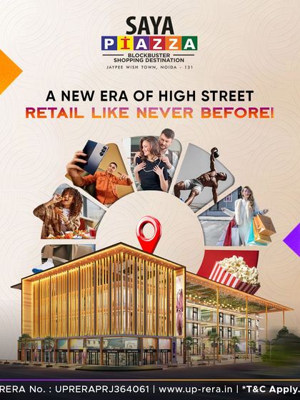 Saya Piazza represents a new era of high-street retail. This visual collage shows the diverse experiences we offer, from shopping and jewelry to fitness and entertainment, all in one brilliantly designed location.