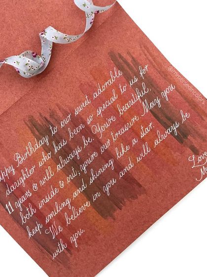 S - Custom Gift Calligraphy Custom Cards for Every Occasion photo 5