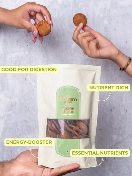 The benefits of my Bajri Wada are highlighted: good for digestion, nutrient-rich, and an energy-booster. It's the perfect balance of taste and health.