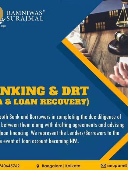 We represent both lenders and borrowers before the DRT when a loan account becomes a Non-Performing Asset (NPA). We handle everything from drafting agreements to representing you in court.