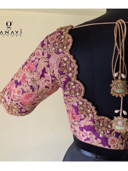 Ganavi Couture - Custom Indian Bridal & Occasion Wear Signature Hand-Embroidered Blouses photo 25