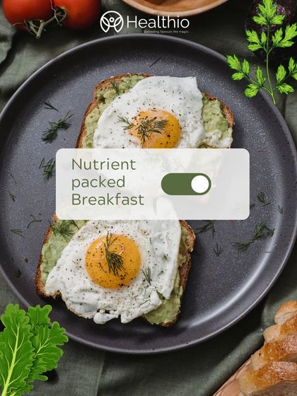 Start your day right with a nutrient-packed breakfast. This image of avocado toast with eggs is a reminder to fuel up for a fantastic day ahead.