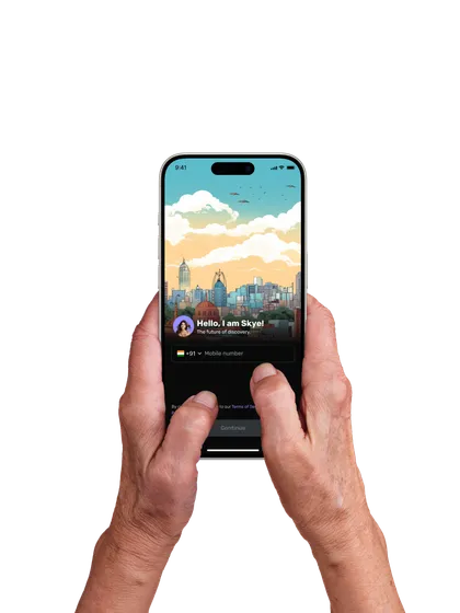 a polished profile screen concept. this shows how a user's identity and preferences can be presented within the app's UI.