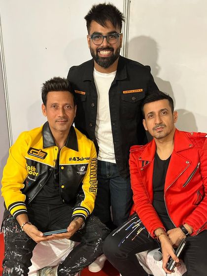 It was a pleasure meeting the hitmakers Meet Bros. Their contribution to Bollywood music is immense, and it was an honor to connect with them.