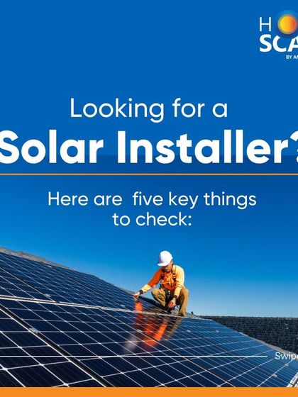 Looking for a solar installer? This guide highlights five key things to check, from the quality of materials to the expertise of the technicians, ensuring you make an informed decision for your home.