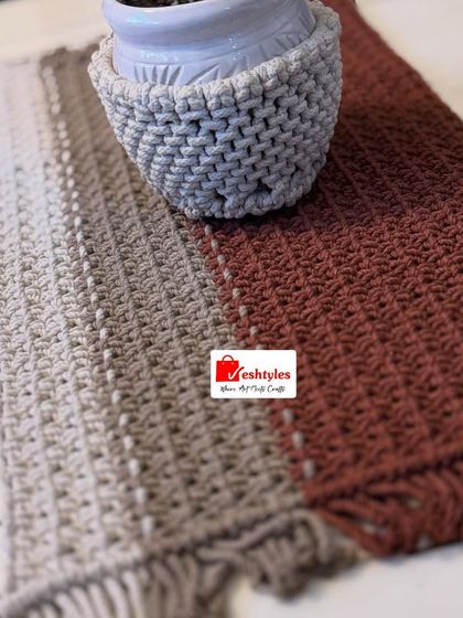 Eshtyles - Custom Macrame Home Decor For Your Table: Coasters, Runners & Mats photo 17