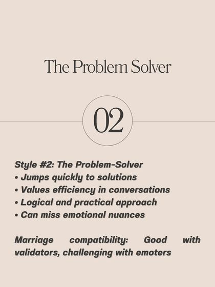 The Problem-Solver jumps quickly to solutions and values efficiency. While logical, this style can sometimes miss the emotional nuances of a conversation.