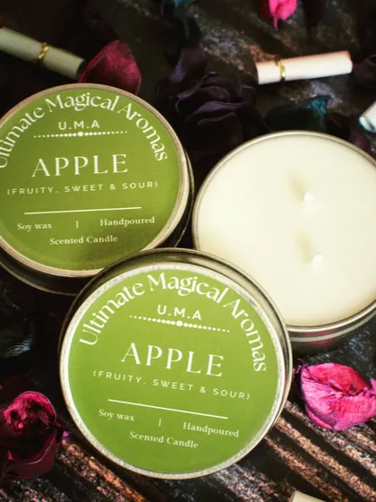 For a limited time, I'm including a freebie Apple scented candle with every order. It's a great way to try this fruity, sweet, and sour fragrance.