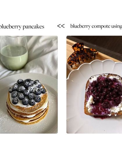 Instead of high-sugar blueberry pancakes, try a blueberry compote on whole-grain toast. This swap reduces refined carbs and sugar while still being delicious.