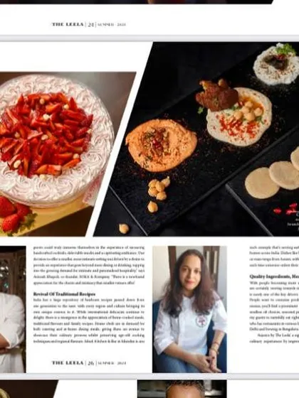 Another one! We were featured in the latest issue of The Leela Magazine, discussing our revival of traditional recipes and focus on quality ingredients.