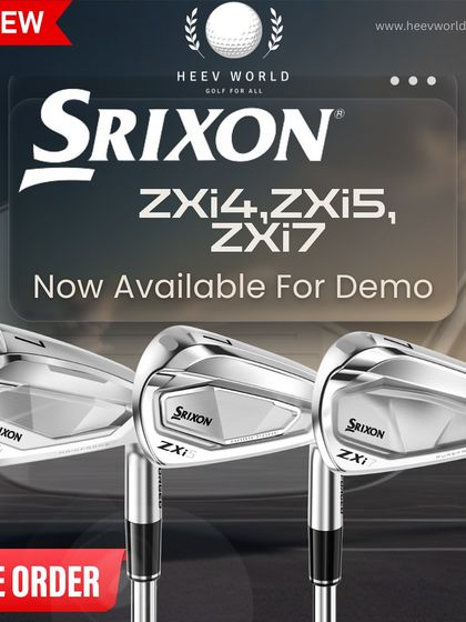 The new Srixon ZXi4, ZXi5, and ZXi7 models are now available for demo and pre-order. Be the first to experience their performance.