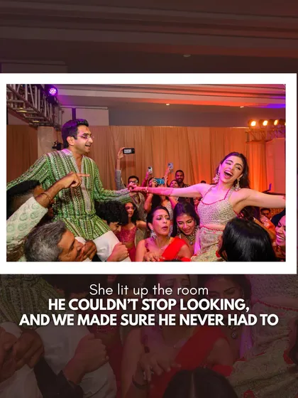 She lit up the room, he couldn't stop looking, and we made sure he never had to. Our planning ensures the couple can stay focused on each other, lost in the magic of their day.