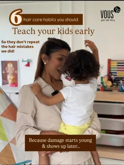 As a mother, I know that healthy hair habits start young. This is why I created my 'Mumma Approved' approach, teaching simple, effective routines for kids. It’s about preventing the damage we had to fix as adults, ensuring their hair story starts on a healthy note.