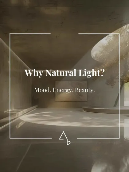 A simple explanation of why I prioritize natural light in my designs. It positively affects mood, energy, and the overall beauty of a space.