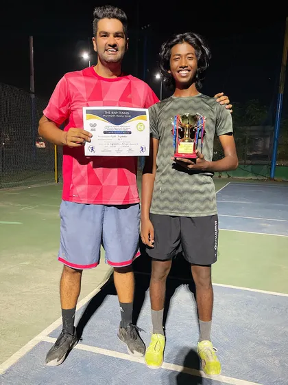 Consistent performance from Piyush Priyadarshi, who was the runner-up in the boys Under-18 doubles for the second consecutive week in an AITA CS-7 tournament. This consistency is a hallmark of our training program.
