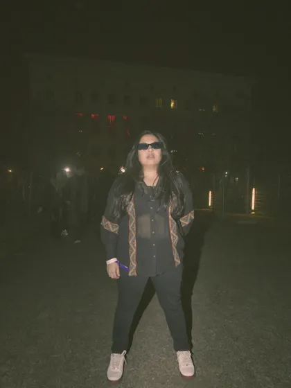 Making my debut at Berghain for CTM Festival was a life-altering, iconic moment. There are no videos from inside, but this picture outside captures the feeling right after I played a set that blended everything from Indian classics to hard drum edits. This was New Delhi meeting Berlin.