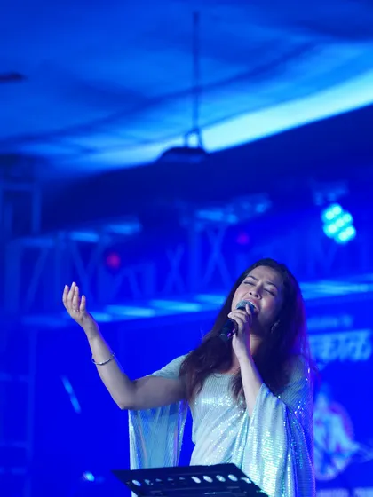 An expressive performance shot.