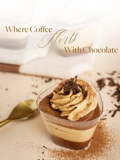 Where coffee flirts with chocolate. This shot captures the elegance of my Dark Chocolate & Coffee Mousse Cups, a dessert that’s equal parts rich, smooth, bold, and dreamy.