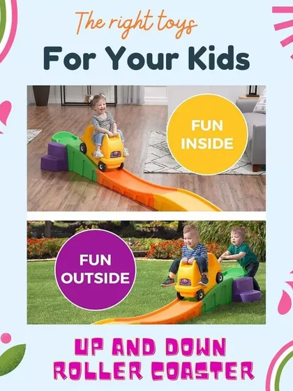 Bring the amusement park home. This up-and-down roller coaster provides hours of active fun, helping develop balance and gross motor skills. It's one of my most-rented items for a reason.