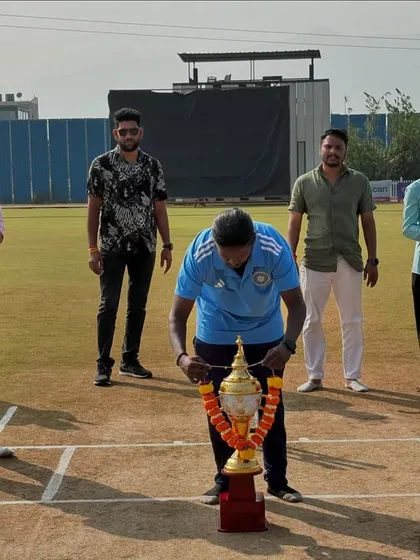 The opening ceremony for the N.J. Trophy in Lonavala. These tours are a complete package with professional grounds and arrangements.