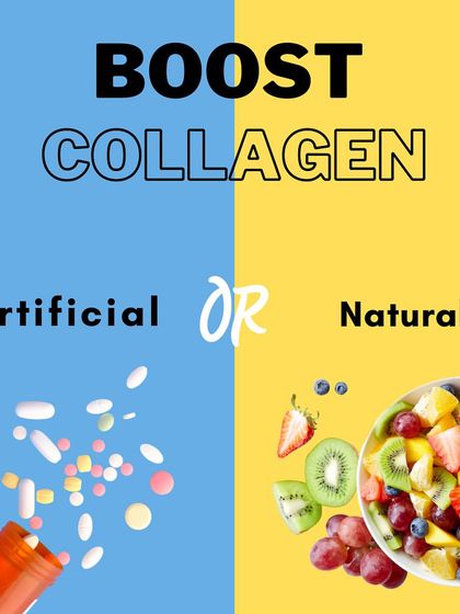 Should you boost collagen with artificial supplements or natural foods? I always recommend opting for whole foods rich in Vitamin C, like citrus fruits and bell peppers, to naturally enhance collagen production.