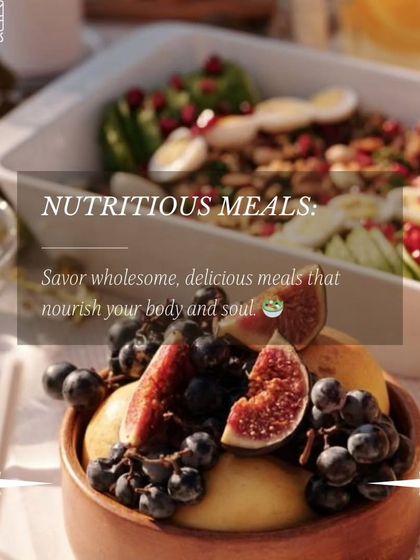Savor wholesome, delicious meals that nourish your body and soul. Our retreats feature nutritious food that is both healthy and delightful.