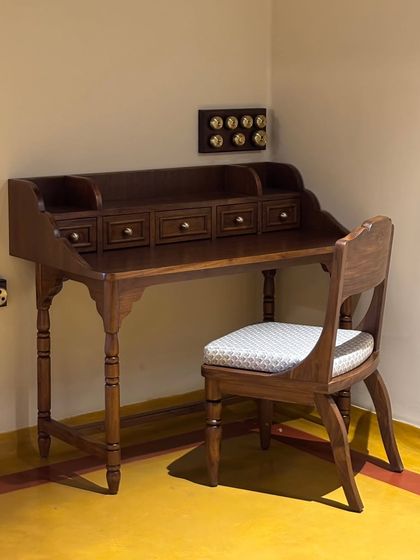 Glimpses from the Kundapur Residence, a coastal home for which we crafted furniture inspired by traditional designs from the Madras Presidency era. This video shows our team delivering and setting up the pieces.