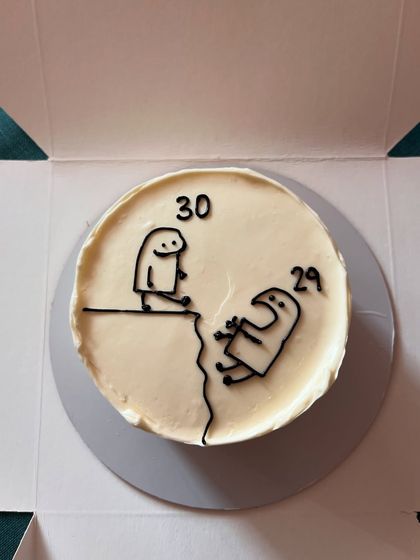 Another take on the Flork meme, this time showing the transition from age 29 to 30. It's a humorous design for a milestone birthday.