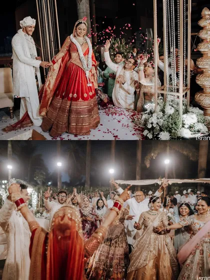 A collage showcasing the joy and celebration of a wedding we planned. From the grand entry to the happy dances, every moment is filled with energy and love.