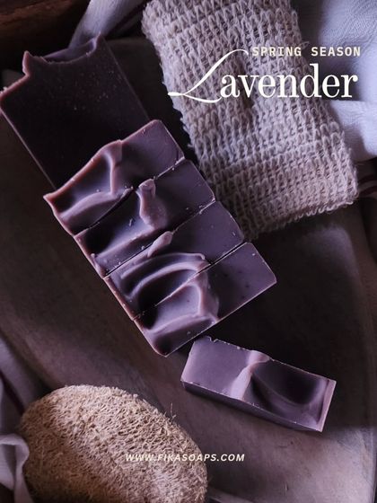The calming scent of my Lavender soap makes it a spring and summer essential. This bar offers a moment of fragrant relief and relaxation, helping you unwind after a long, hot day.