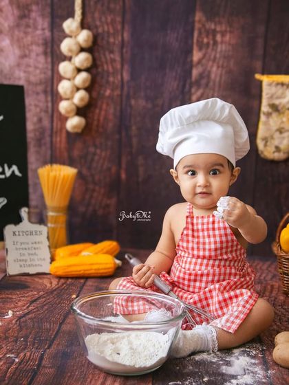 Prerna - Cakesmash & First Birthday Photography Little Chefs in the Kitchen photo 5