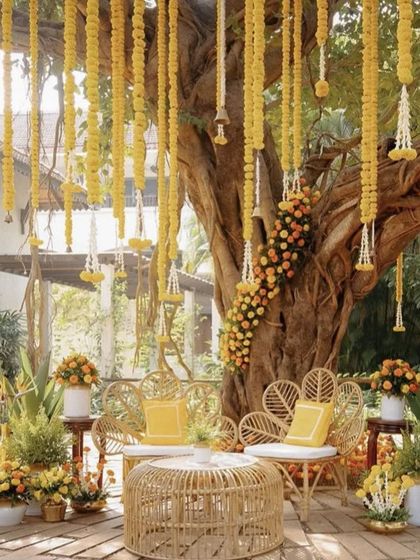 Decor by Aditya - Event Design & Decoration Vibrant Haldi & Mehendi Ceremonies photo 34