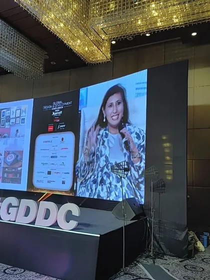Our director, Uzma Irfan, speaking on a panel at the Global Design & Development Confluence 2024, hosted by Marriott International. We contribute our expertise to industry-leading discussions.