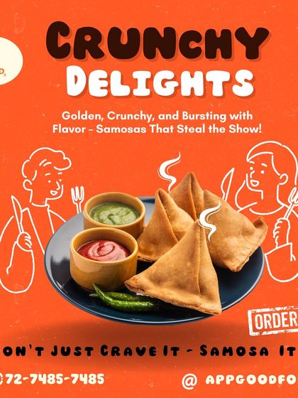 Crunchy delights that steal the show. Some call it a snack, we call it a mood booster. Don't just crave it, samosa it.