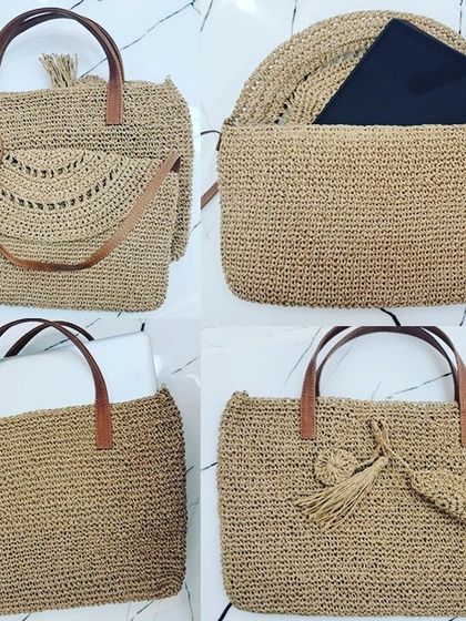A showcase of our versatile and lightweight raffia bags, designed for the modern user. These bags feature durable straps and are spacious enough to carry laptops, tablets, and daily essentials, offering a sustainable and stylish alternative to conventional bags.