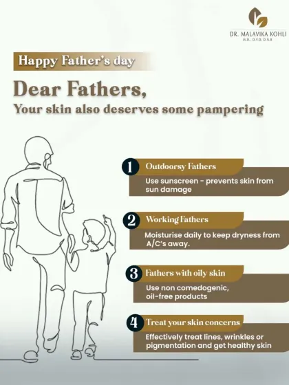On Father's Day, a reminder that men's skin also deserves pampering and professional care. This guide offers simple tips for fathers, from using sunscreen for outdoor activities to choosing the right products for oily skin.