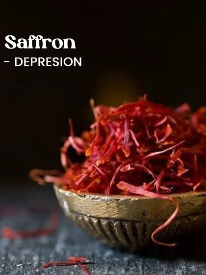 Saffron is more than just a luxurious spice. In Ayurveda, it is used to uplift mood and combat feelings of depression. A small amount can help bring a sense of brightness and positivity to your day.