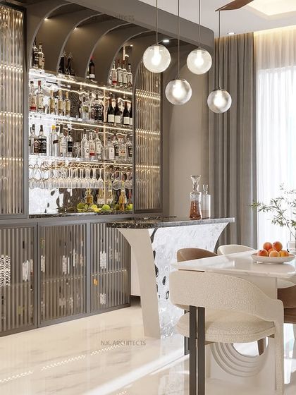 N.K. Architects - Interior Design Grand Living & Dining Spaces photo 12