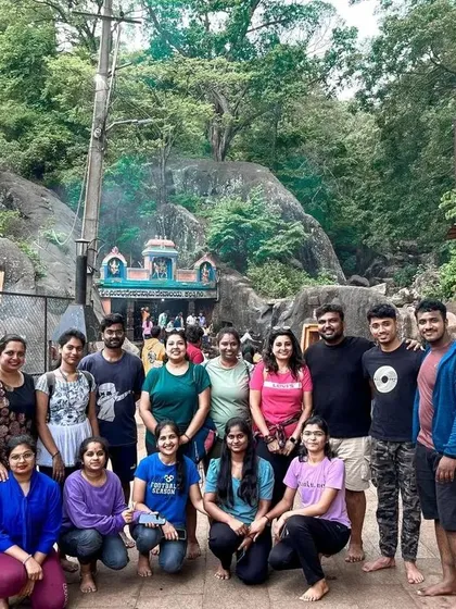 A happy group from our Chikmagalur leisure trip. These weekend getaways are a perfect break from city life.