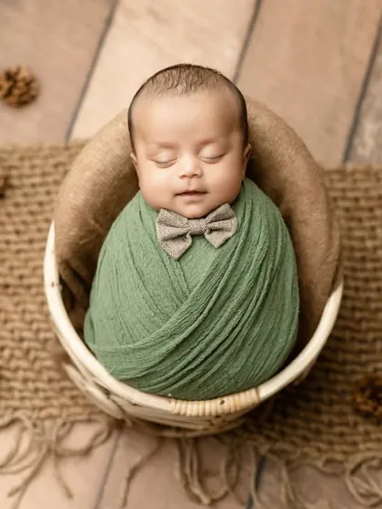 Another angle of our little gentleman, sleeping peacefully.