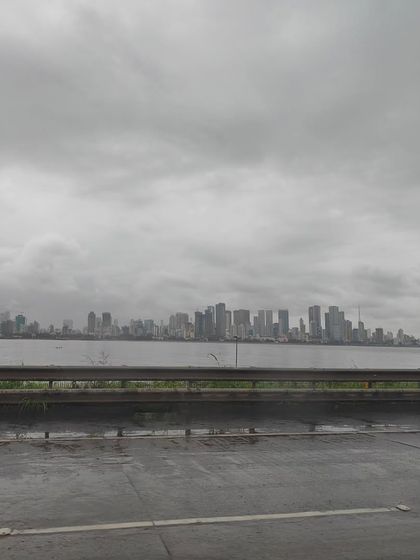 The Mumbai skyline. This city is home, and it's the backdrop for our work. I often return here to reconnect with my purpose and my sisters in Kamathipura.