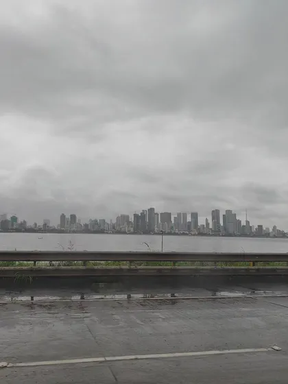 The Mumbai skyline. This city is home, and it's the backdrop for our work. I often return here to reconnect with my purpose and my sisters in Kamathipura.