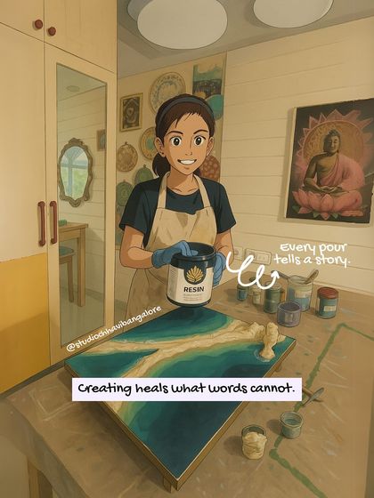 Studio Chhavi - Custom Art & Decor Commissions Behind the Art: My Journey & Process photo 17