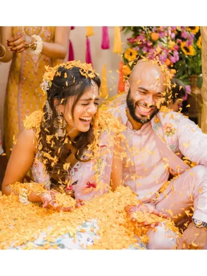 WhatKnot - Wedding Photography & Videography The Haldi Edit: Colours, Chaos & Laughter photo 51
