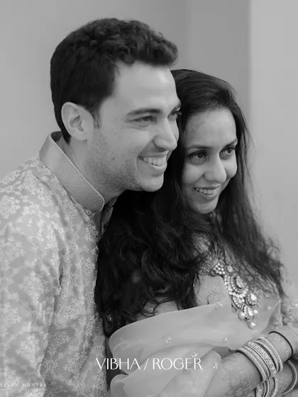Stripped back to pure emotion. This classic black and white portrait captures the simple, unadulterated happiness that we strive to find in every pre-wedding session.