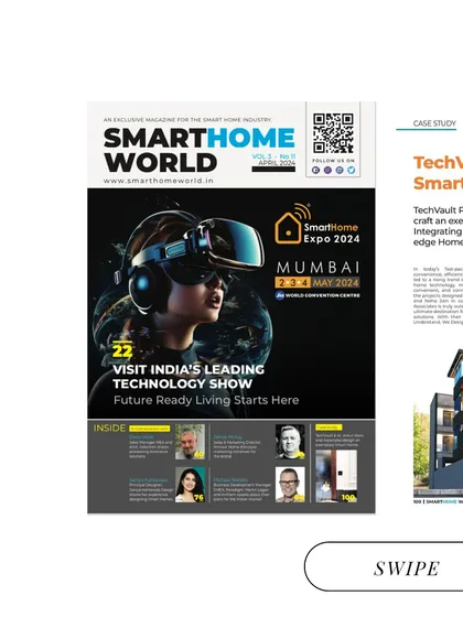 We were proud to be featured in this case study for Smart Home World's April edition. The article highlights our partnership with an architect to craft an exemplary smart home, integrating automation and a home theatre.
