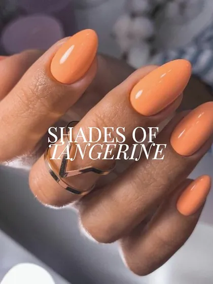 A beautiful, juicy tangerine orange. This color is warm, vibrant, and full of energy, making it a perfect choice for the summer months or a tropical vacation.