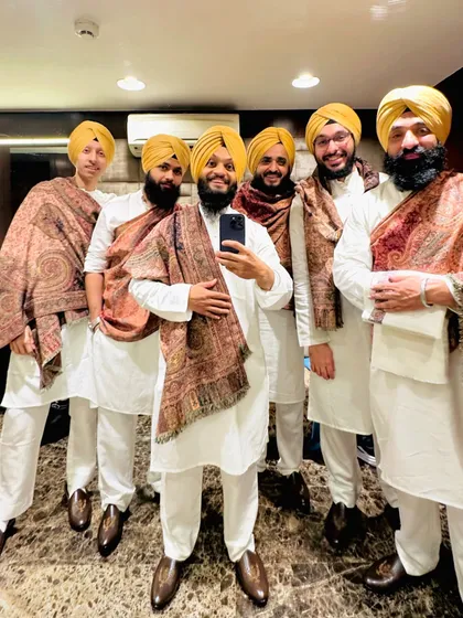 A selfie with the band after our first show with Varsha Singh Dhanoa ji. The start of something beautiful.